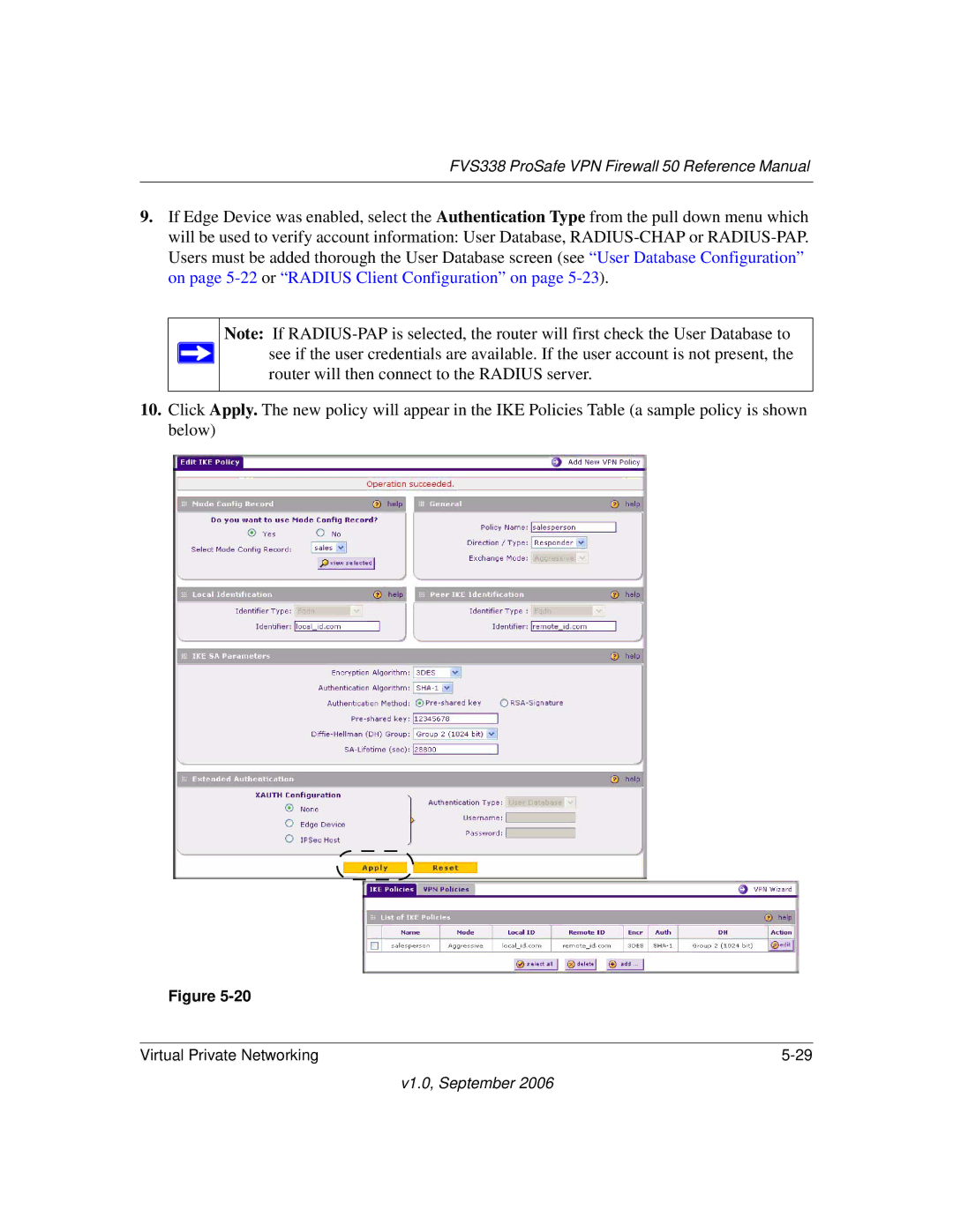 NETGEAR manual FVS338 ProSafe VPN Firewall 50 Reference Manual 