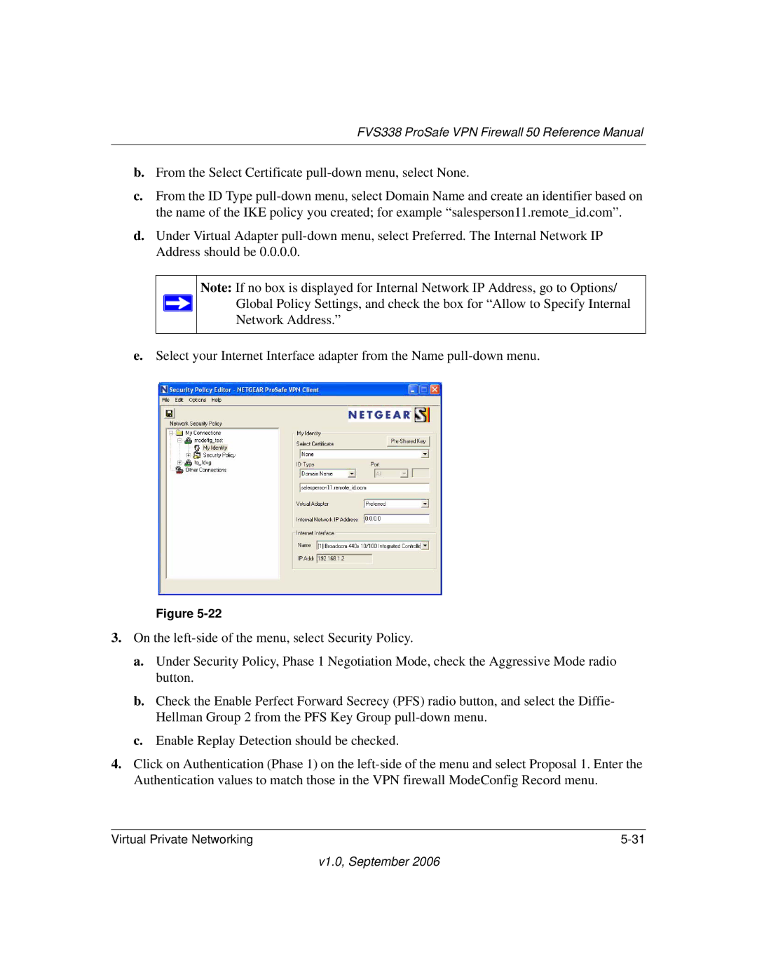 NETGEAR manual FVS338 ProSafe VPN Firewall 50 Reference Manual 