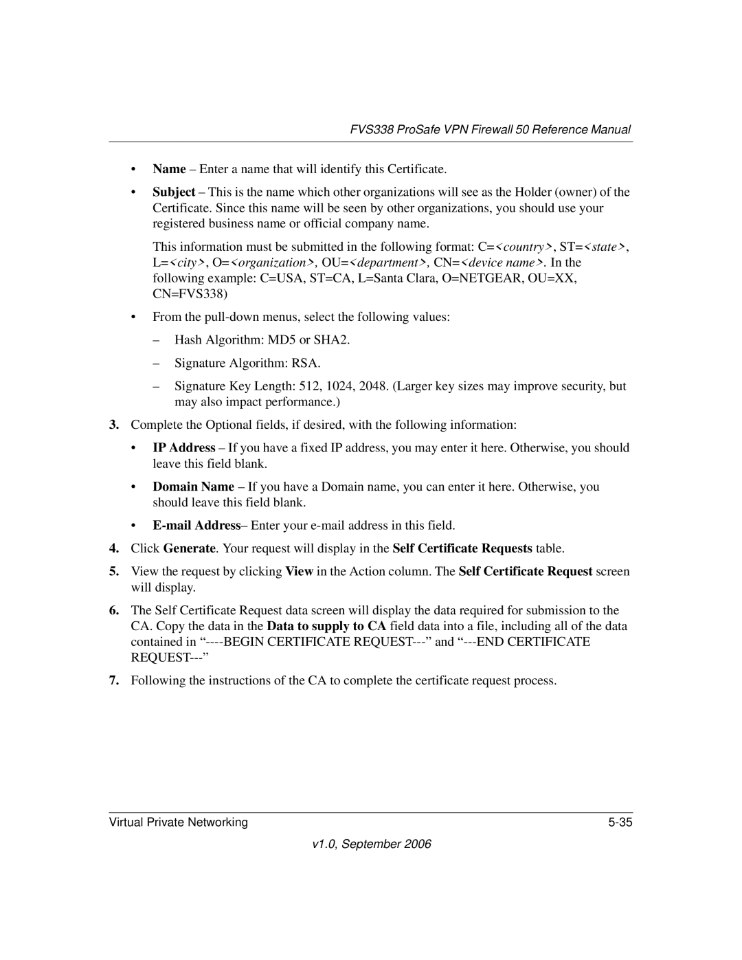 NETGEAR manual FVS338 ProSafe VPN Firewall 50 Reference Manual 