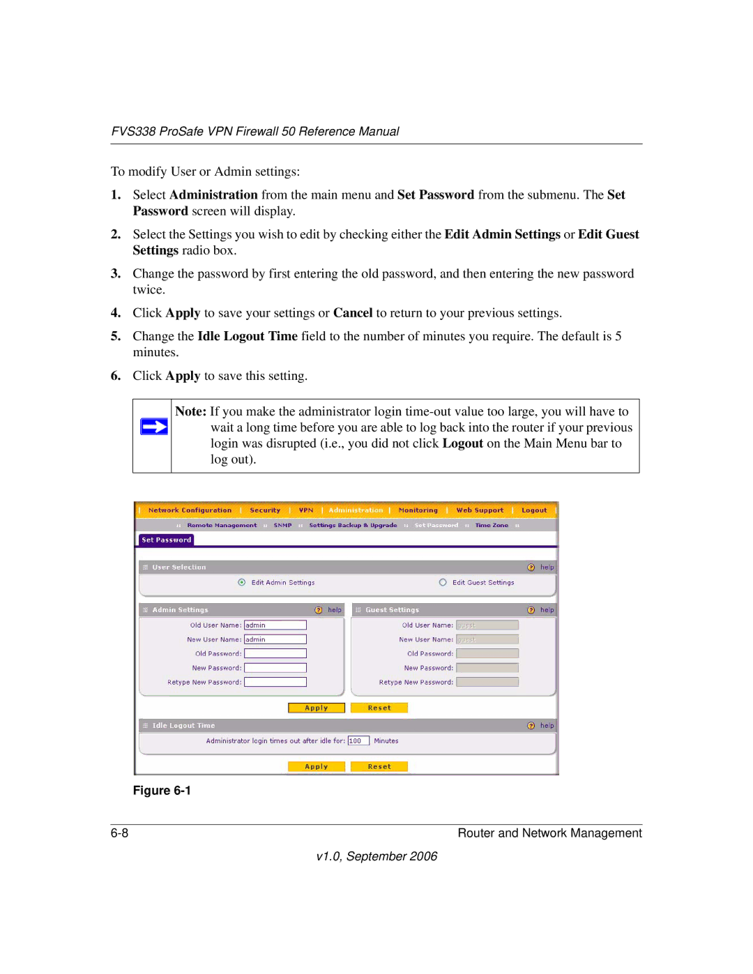 NETGEAR manual FVS338 ProSafe VPN Firewall 50 Reference Manual 