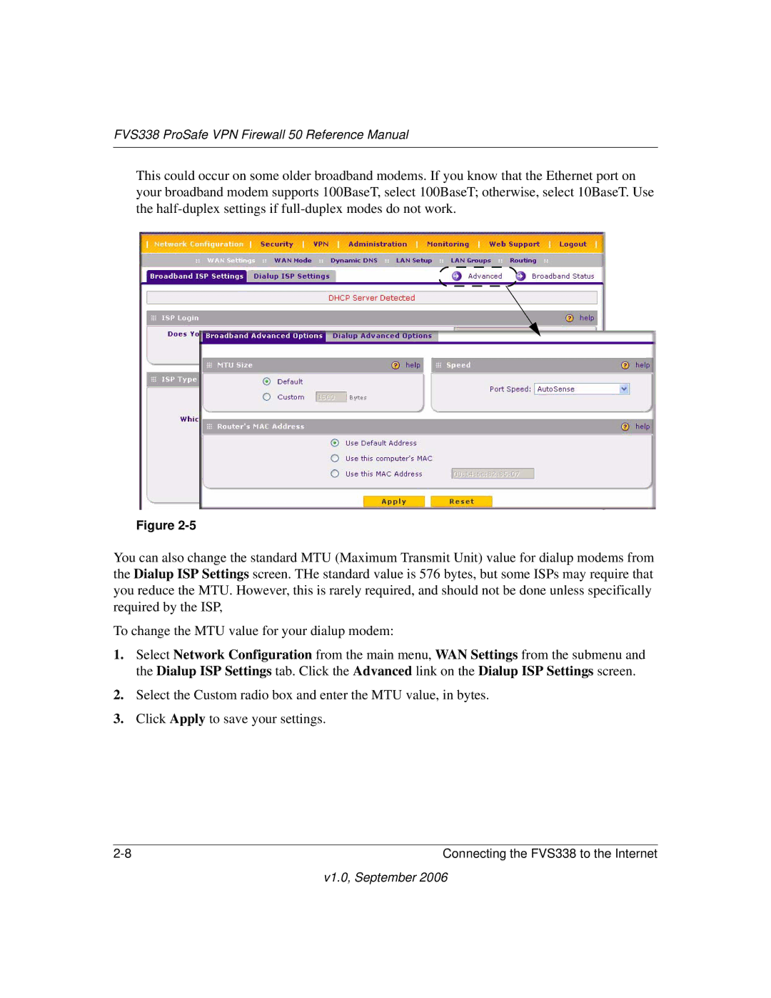 NETGEAR manual FVS338 ProSafe VPN Firewall 50 Reference Manual 