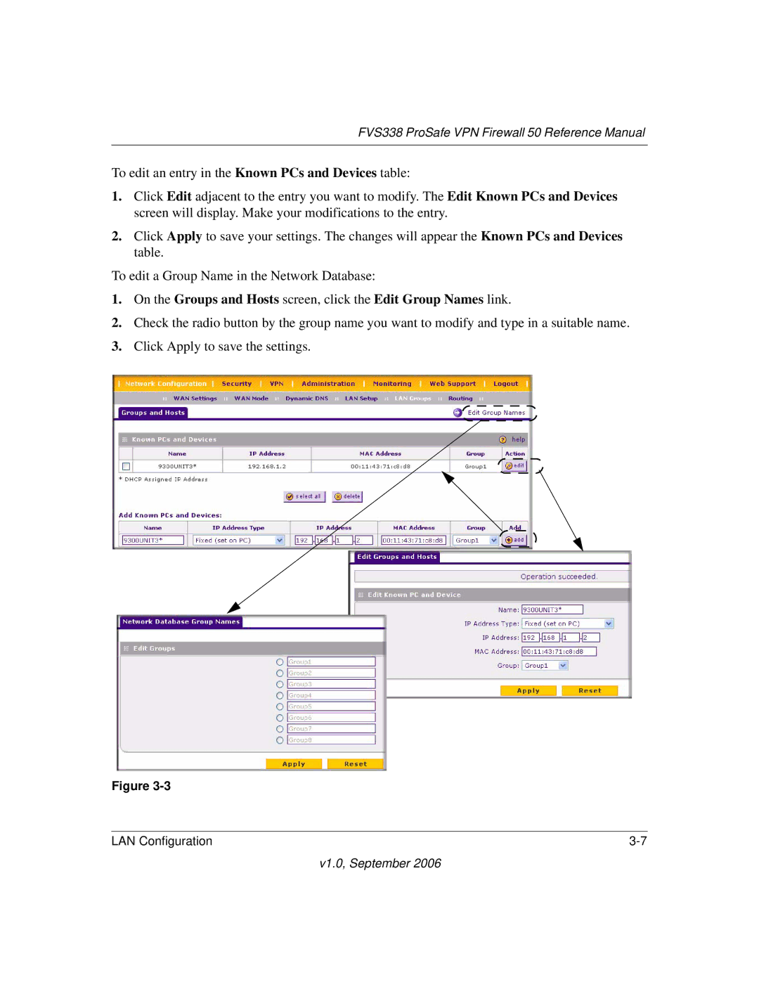 NETGEAR manual FVS338 ProSafe VPN Firewall 50 Reference Manual 