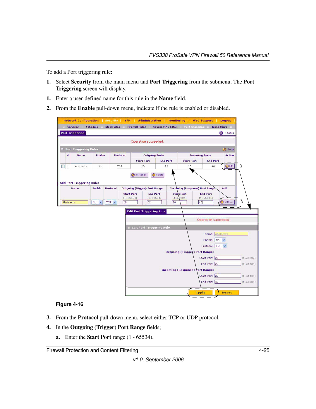 NETGEAR manual FVS338 ProSafe VPN Firewall 50 Reference Manual 