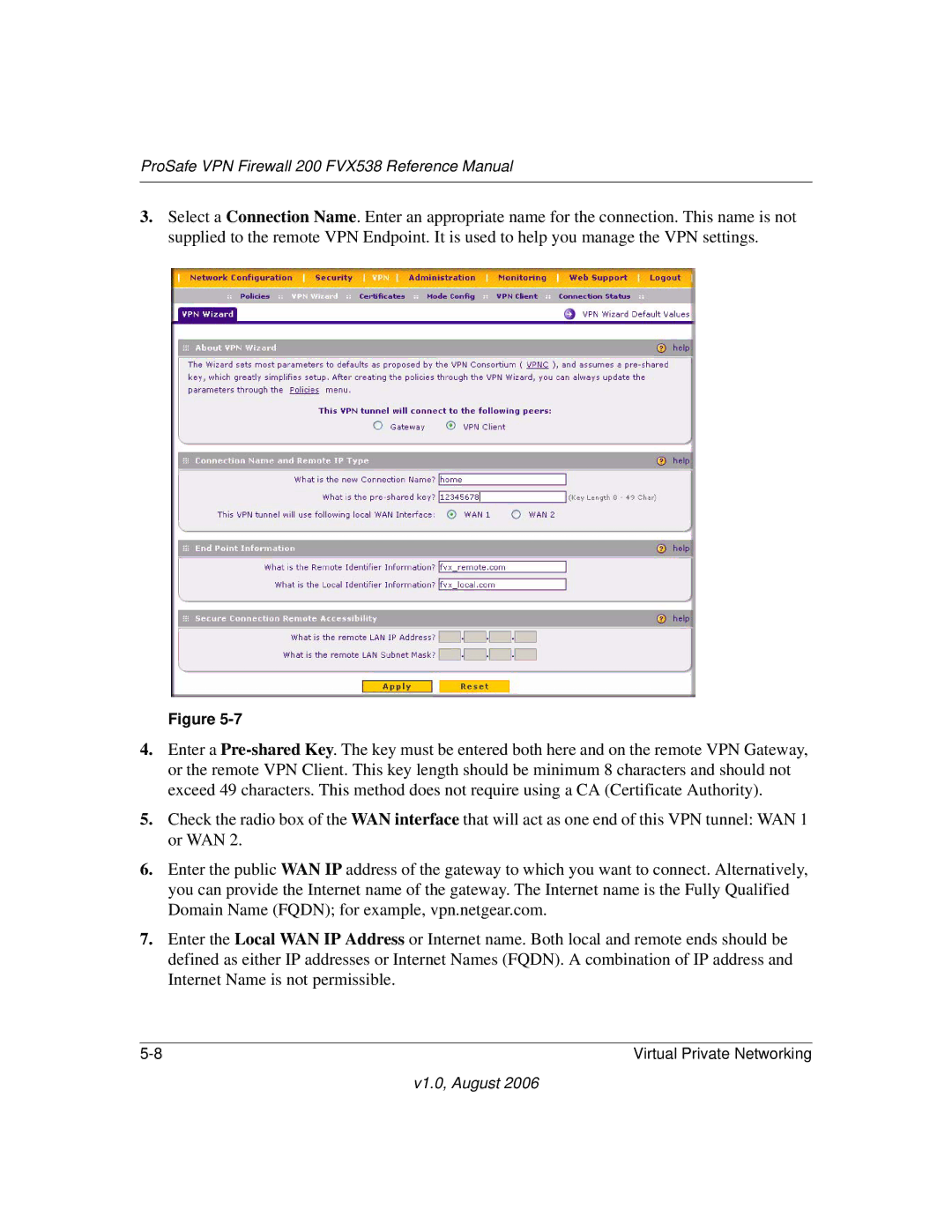 NETGEAR FVX538NA manual ProSafe VPN Firewall 200 FVX538 Reference Manual 