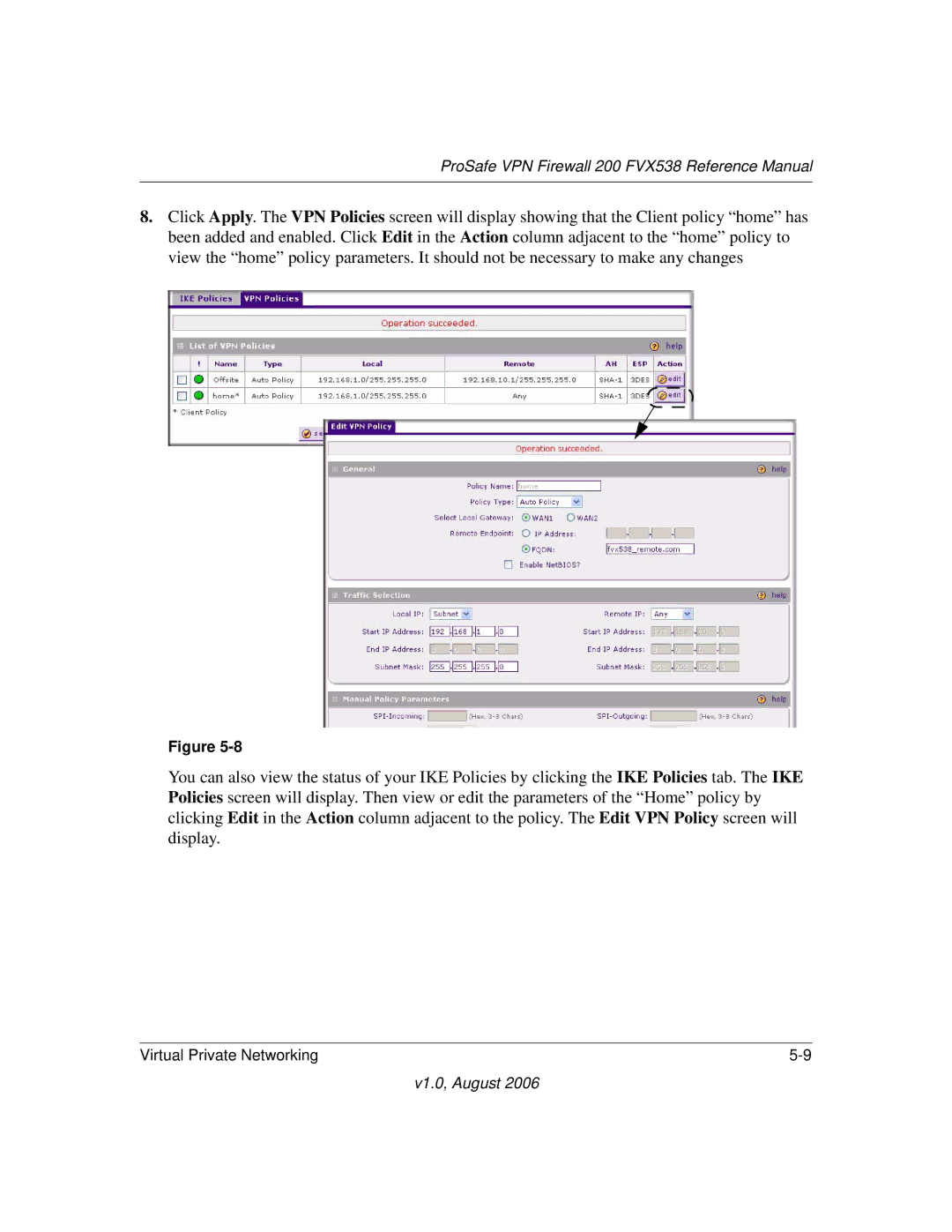 NETGEAR FVX538NA manual ProSafe VPN Firewall 200 FVX538 Reference Manual 