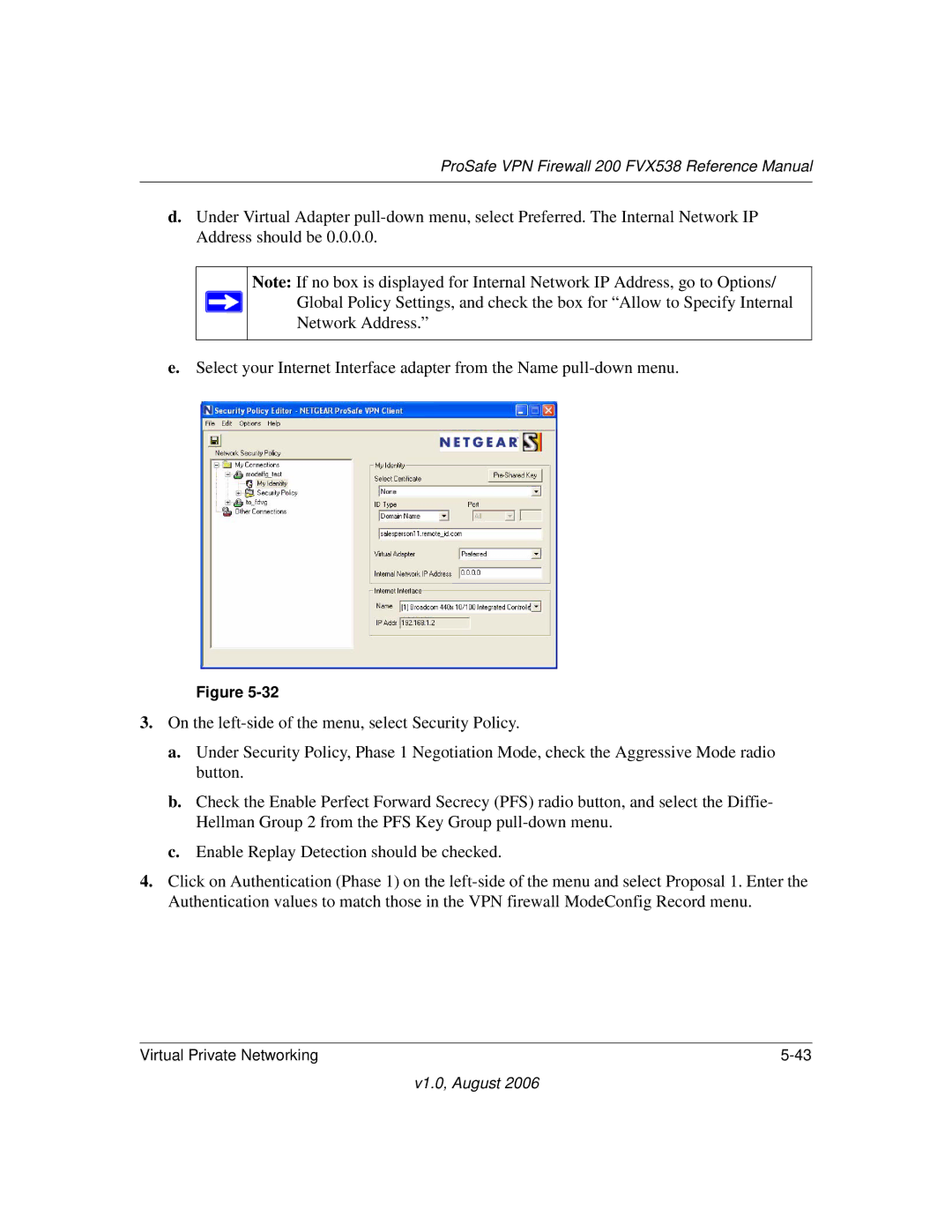 NETGEAR FVX538NA manual ProSafe VPN Firewall 200 FVX538 Reference Manual 