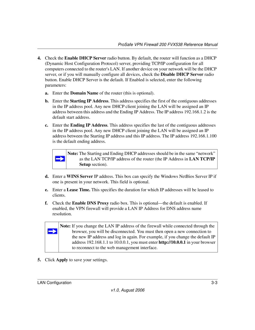 NETGEAR FVX538NA manual ProSafe VPN Firewall 200 FVX538 Reference Manual 