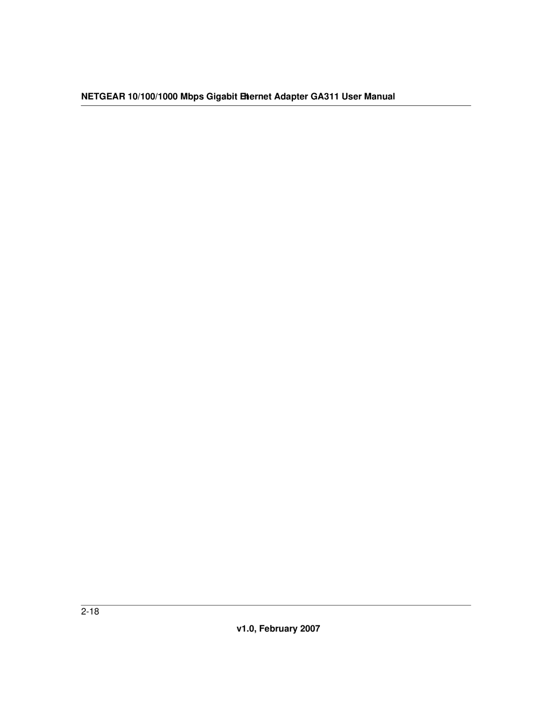 NETGEAR GA311 user manual V1.0, February 