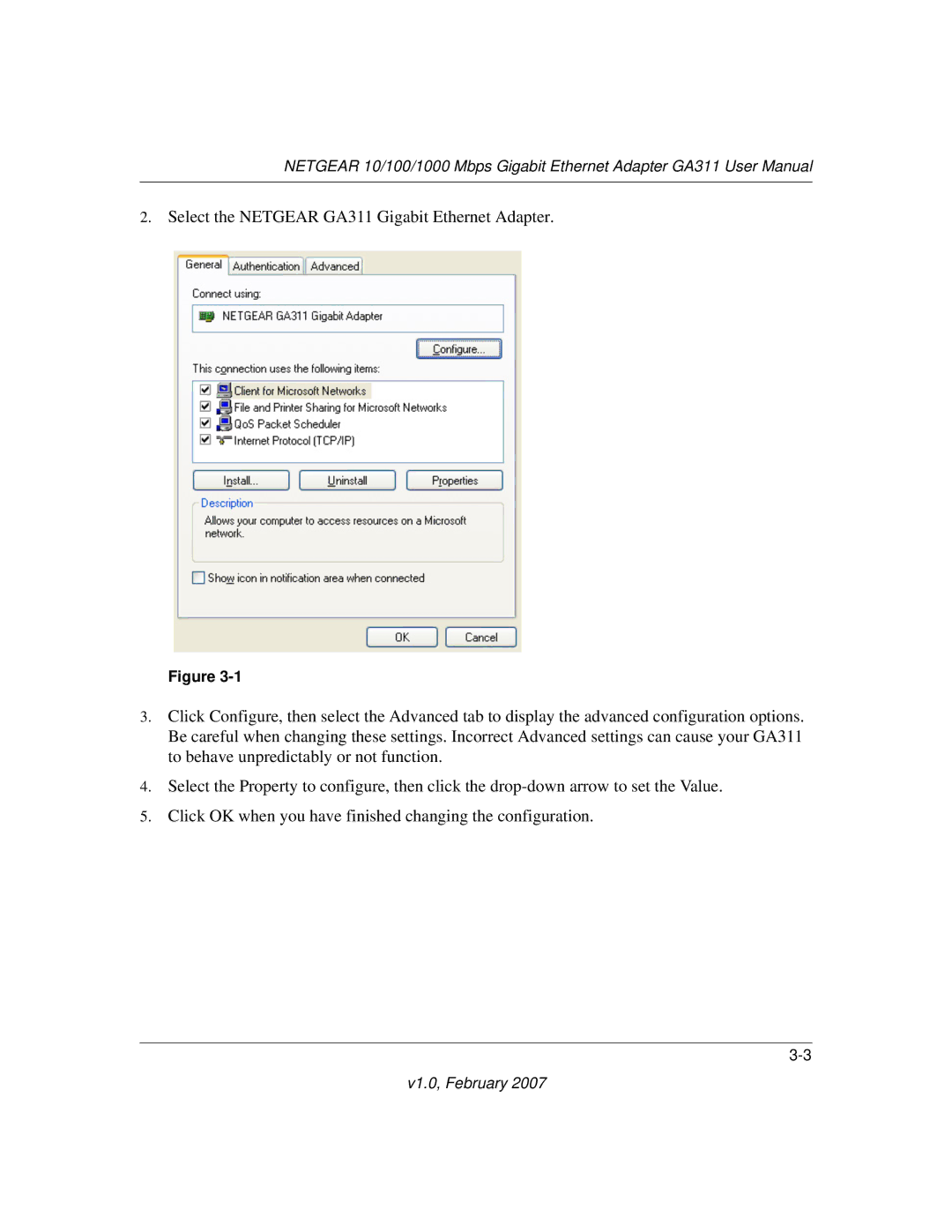 NETGEAR GA311 user manual V1.0, February 