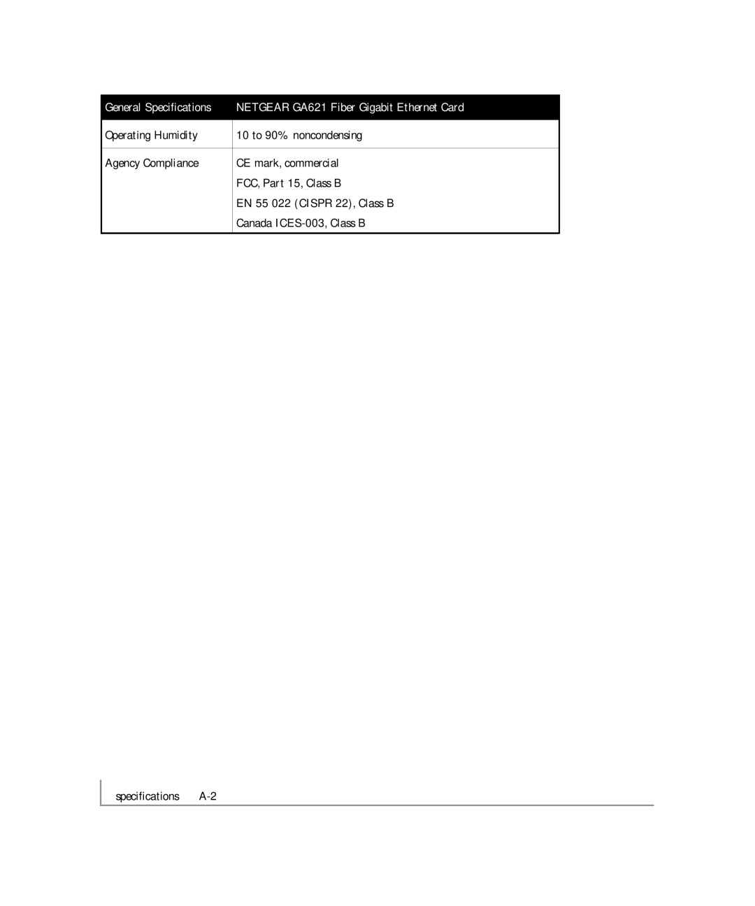 NETGEAR GA621 manual 