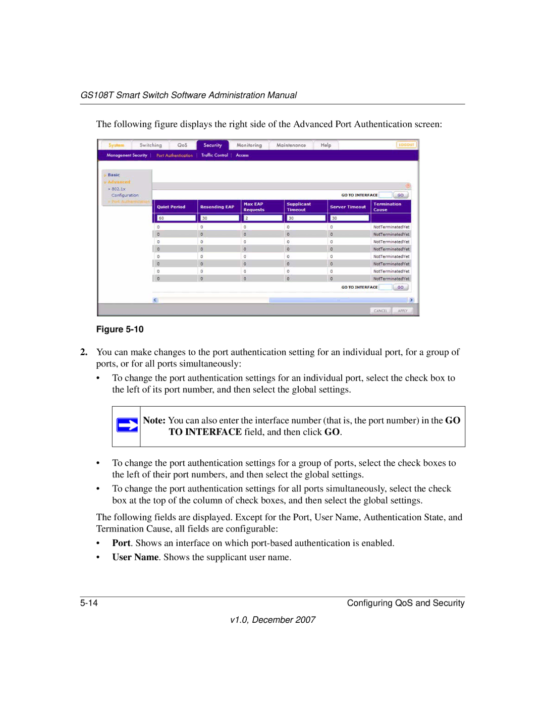 NETGEAR GS108T-100NAS manual GS108T Smart Switch Software Administration Manual 