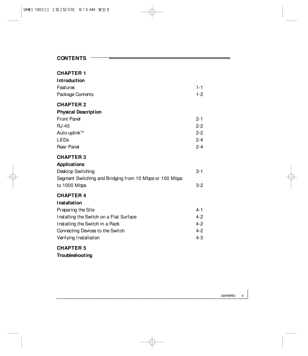 NETGEAR GS524T manual Contents 