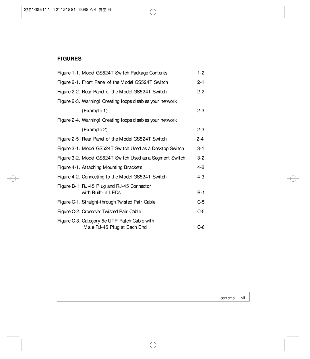 NETGEAR GS524T manual Figures 