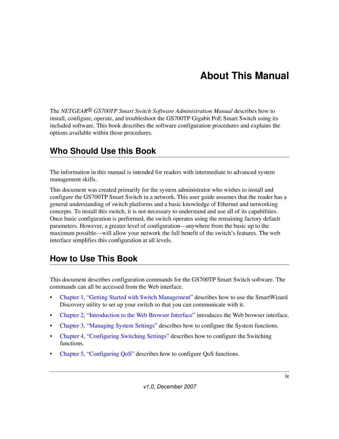 NETGEAR GS700TP manual About This Manual, Who Should Use this Book, How to Use This Book 