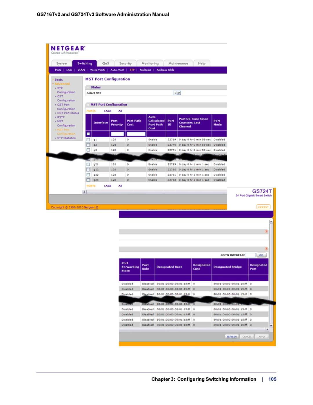 NETGEAR GS724TS-100NAS manual 