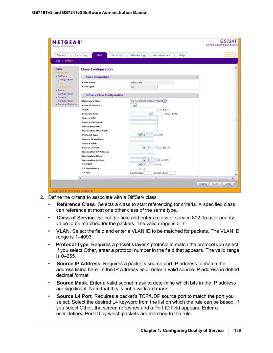 NETGEAR GS724TS-100NAS manual GS716Tv2 and GS724Tv3 Software Administration Manual 