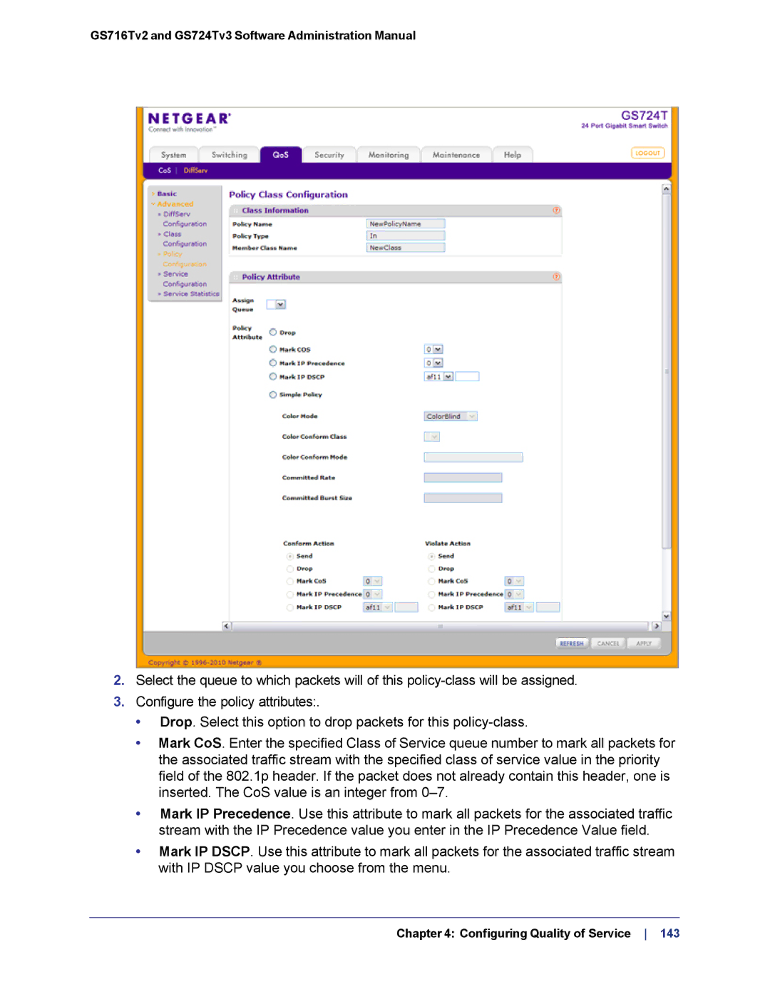 NETGEAR GS724TS-100NAS manual GS716Tv2 and GS724Tv3 Software Administration Manual 