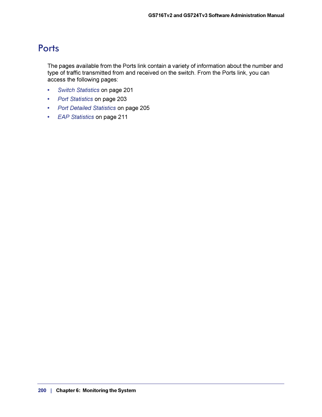 NETGEAR GS724TS-100NAS manual Ports 