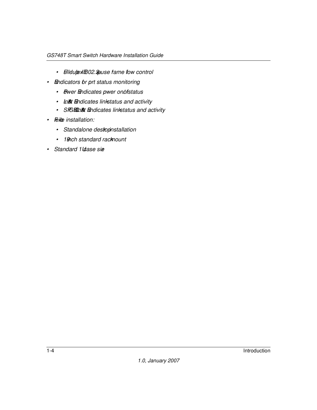 NETGEAR manual GS748T Smart Switch Hardware Installation Guide 