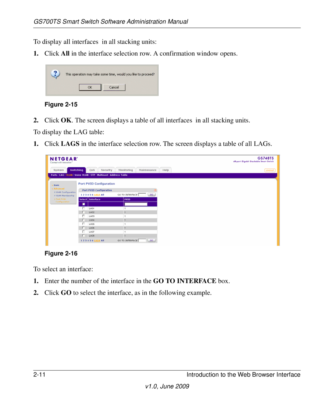 NETGEAR GS748TS manual GS700TS Smart Switch Software Administration Manual 