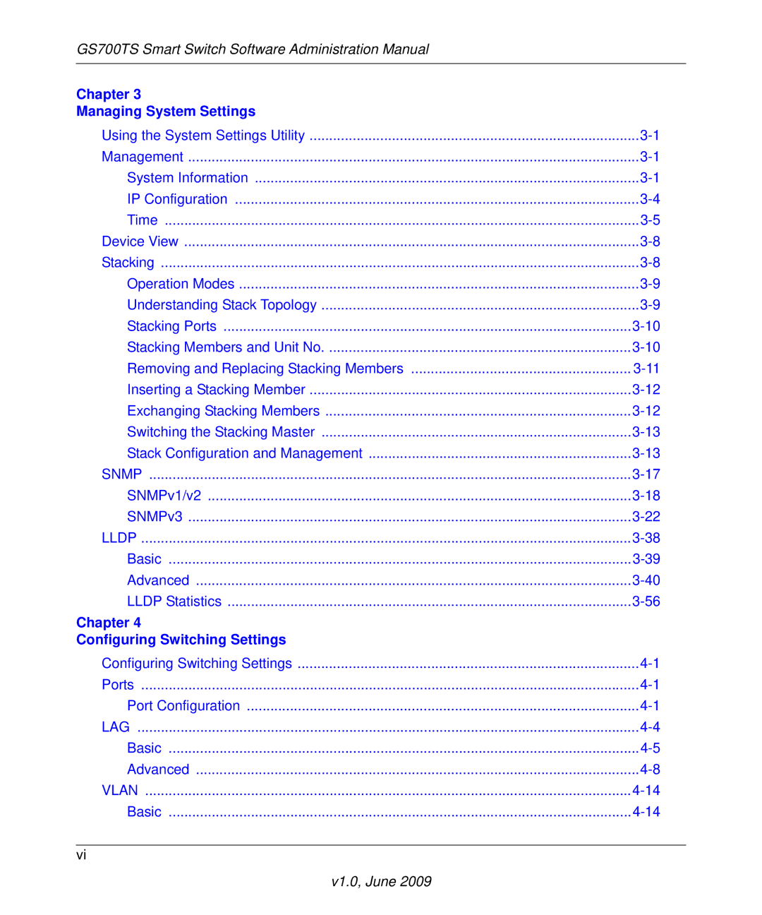 NETGEAR GS748TS manual Chapter Managing System Settings 