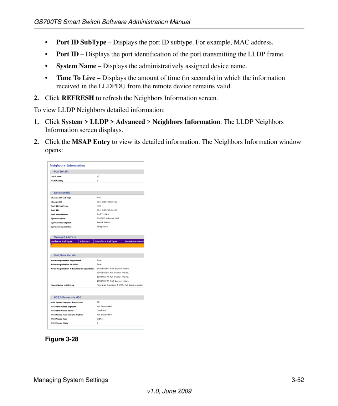 NETGEAR GS748TS manual GS700TS Smart Switch Software Administration Manual 