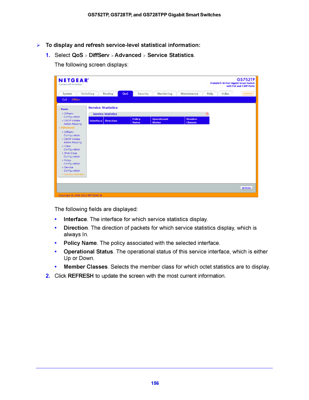 NETGEAR GS752TP, GS728TPP manual 156 