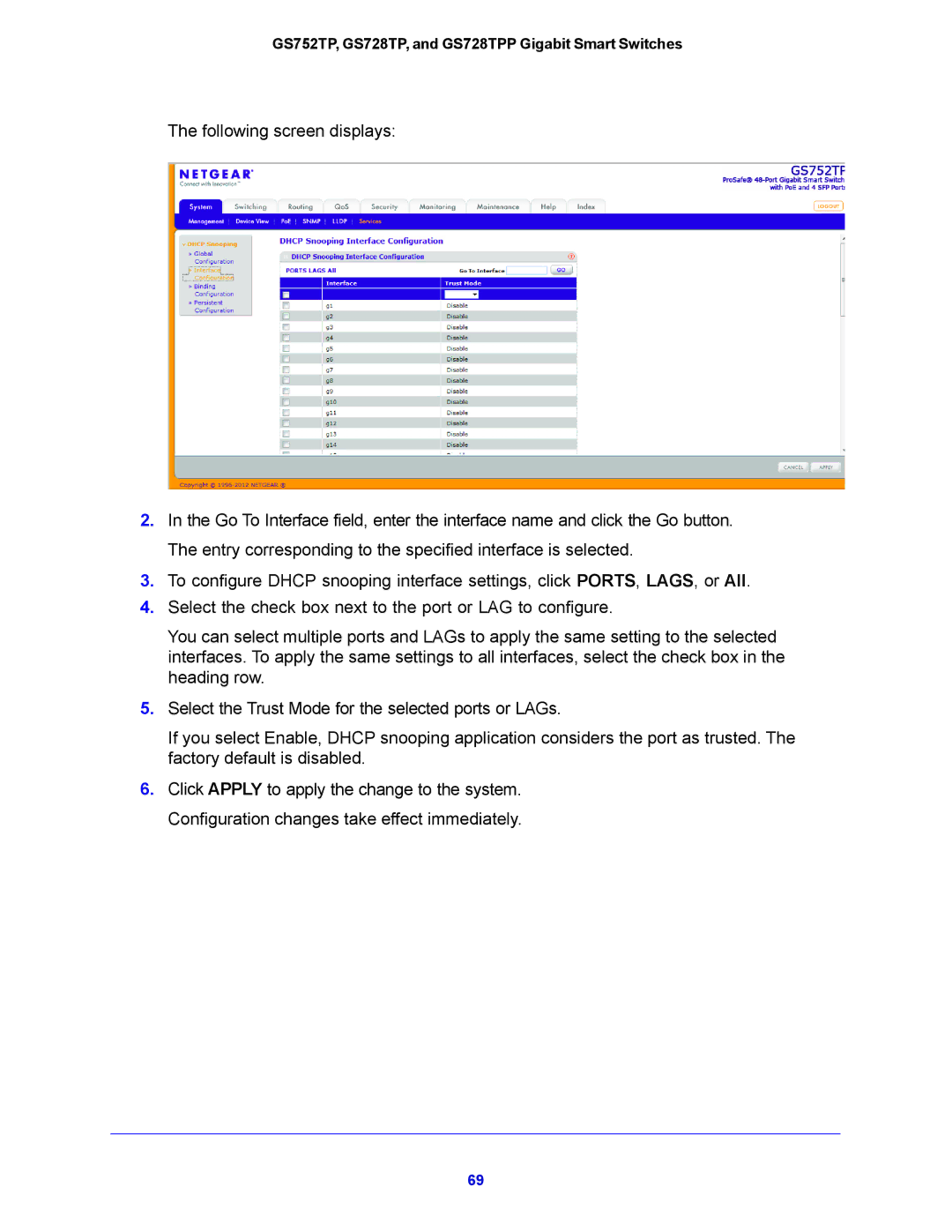 NETGEAR manual GS752TP, GS728TP, and GS728TPP Gigabit Smart Switches 