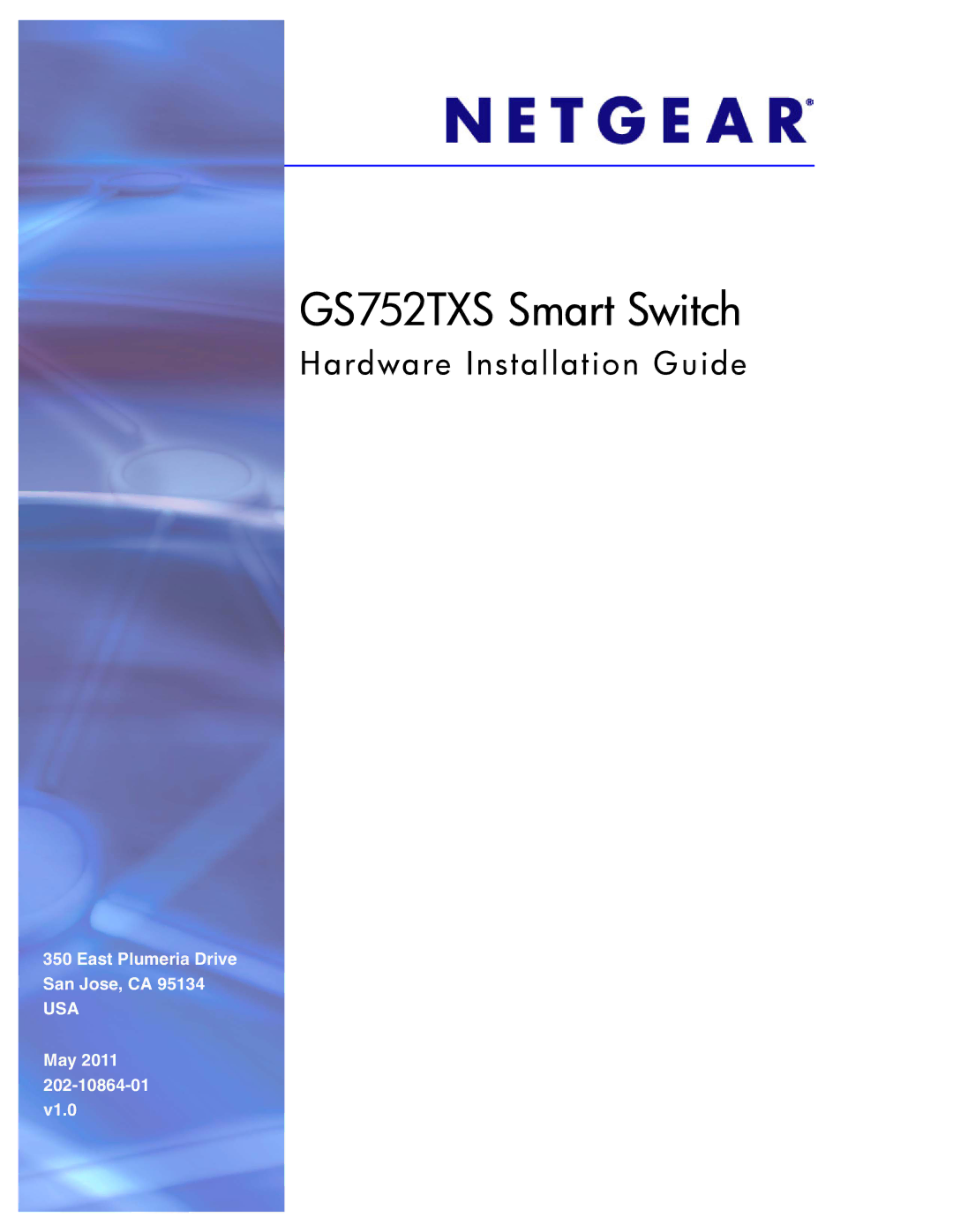 NETGEAR manual GS752TXS Smart Switch 