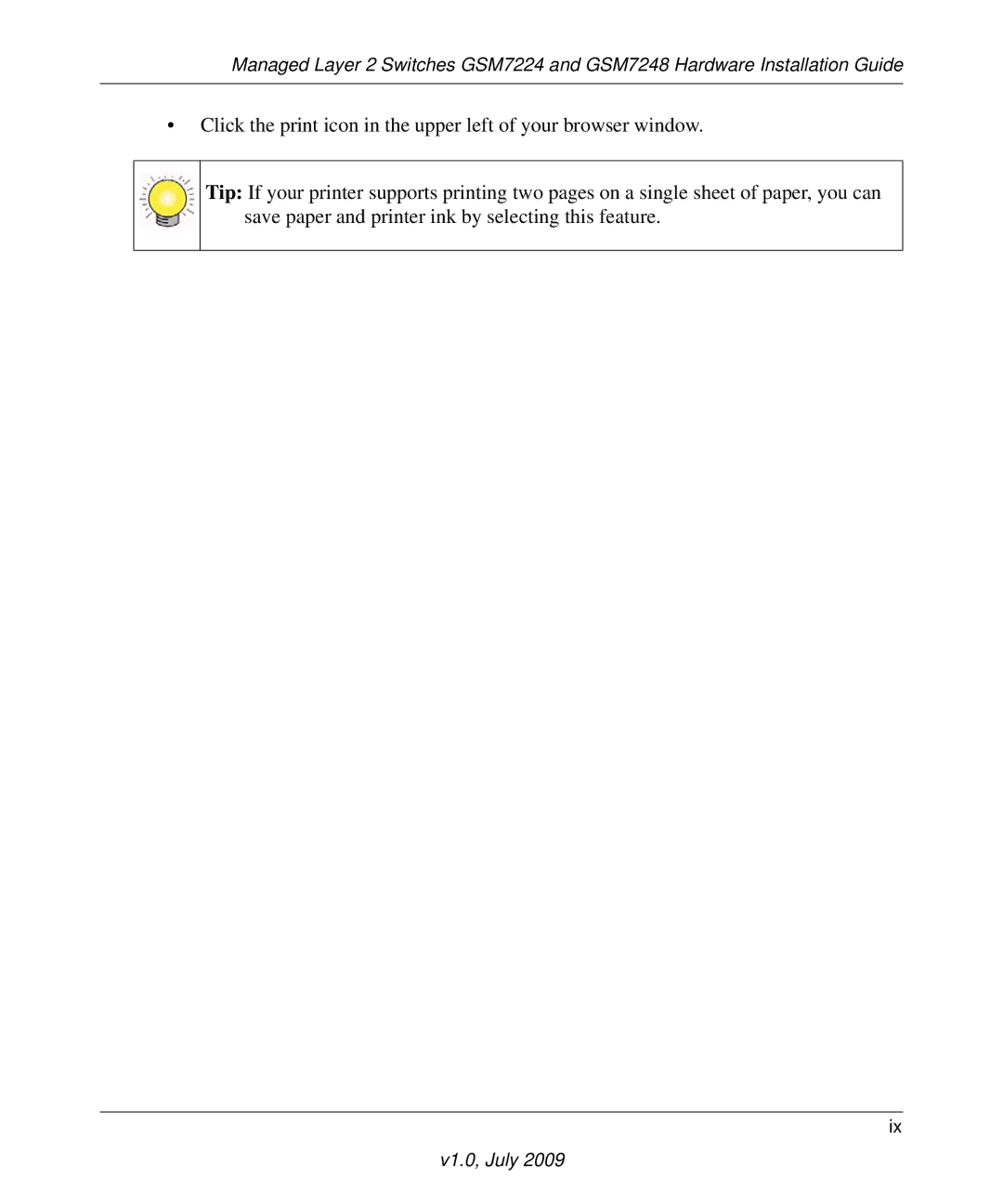 NETGEAR GSM7224, GSM7248 manual V1.0, July 