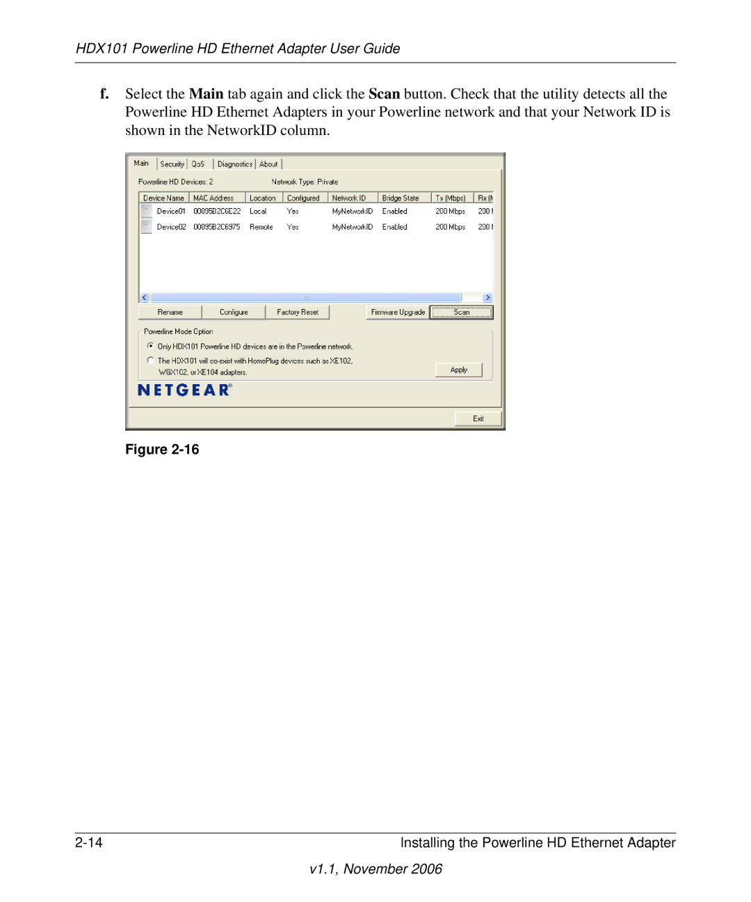 NETGEAR manual HDX101 Powerline HD Ethernet Adapter User Guide 