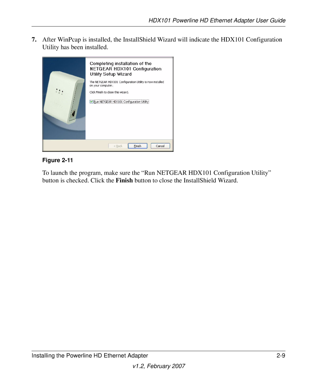 NETGEAR manual HDX101 Powerline HD Ethernet Adapter User Guide 