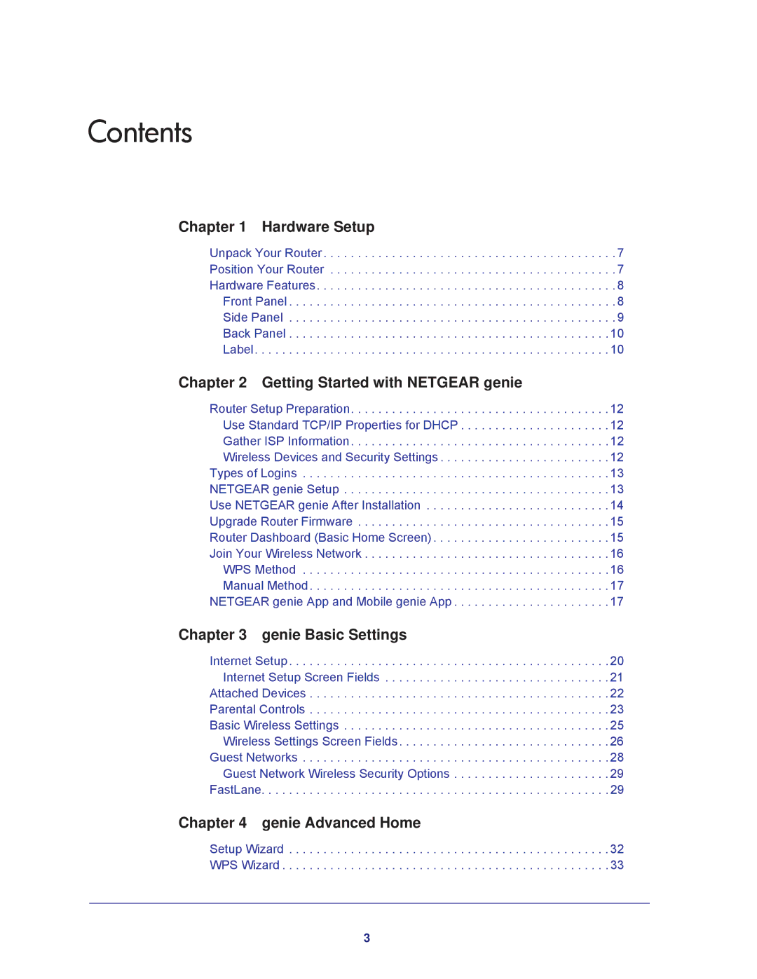 NETGEAR JNR1010 manual Contents 