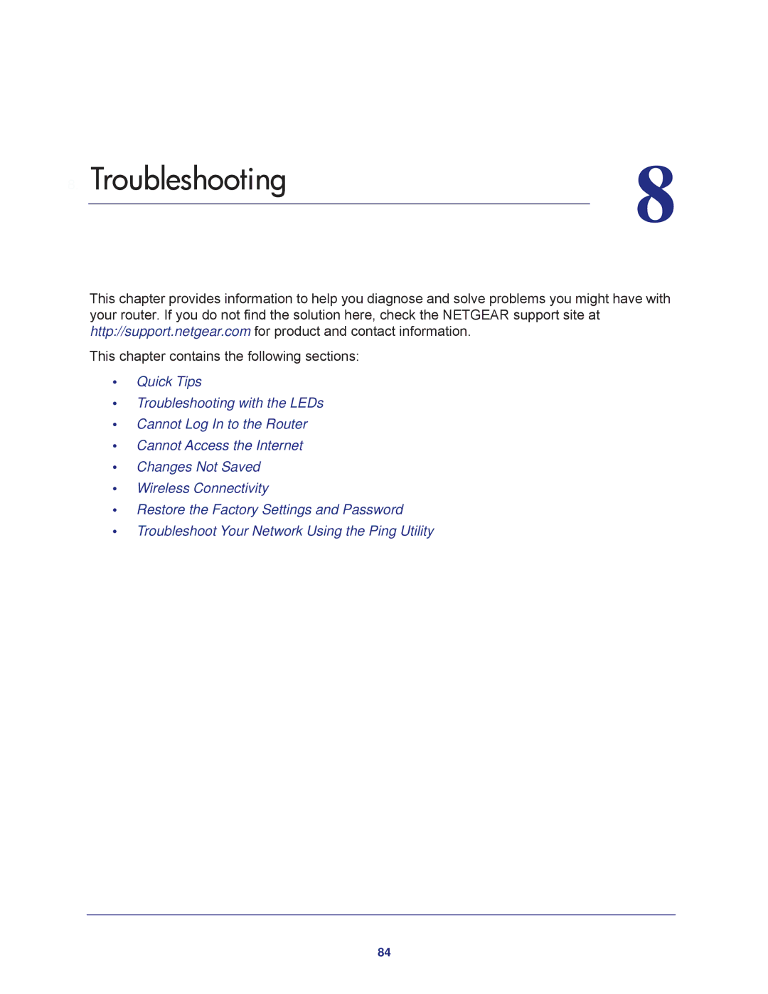 NETGEAR JNR1010 manual Troubleshooting 