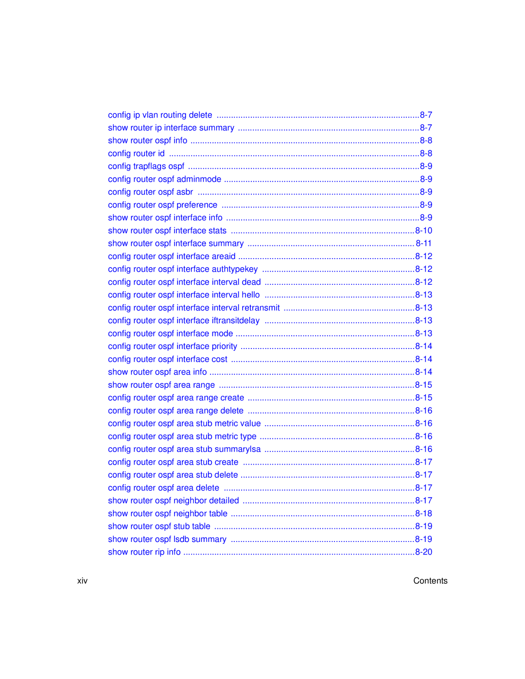 NETGEAR L3 manual Xiv Contents 