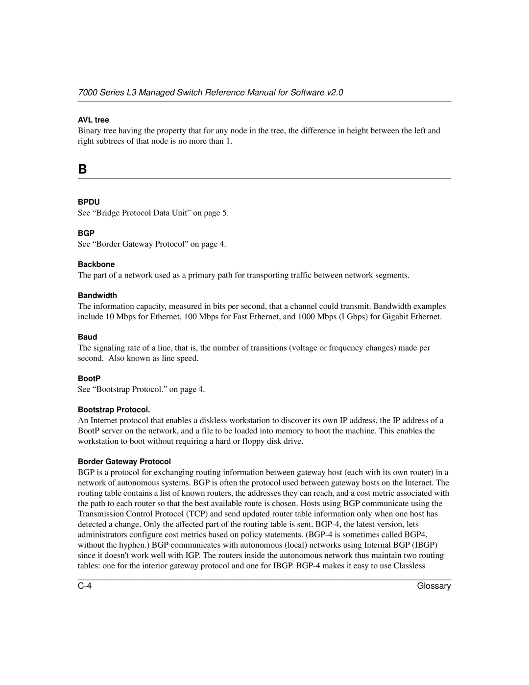 NETGEAR L3 manual See Bridge Protocol Data Unit on 