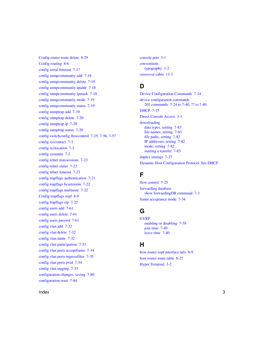 NETGEAR L3 manual Gvrp 