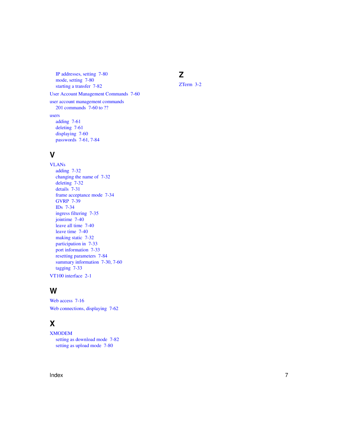 NETGEAR L3 manual Xmodem 