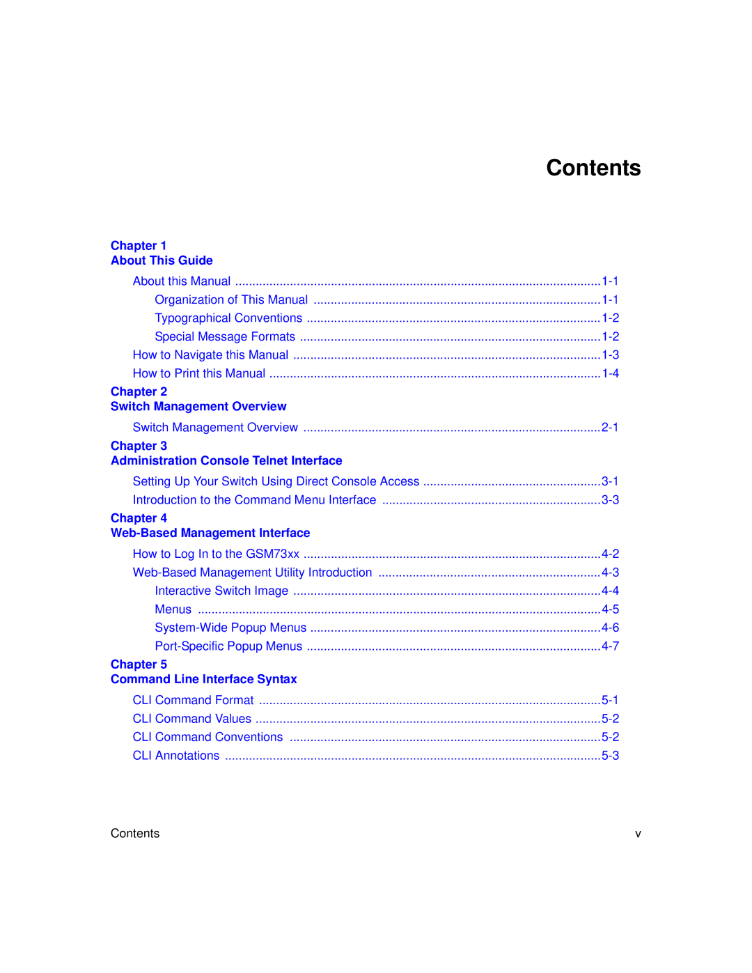 NETGEAR L3 manual Contents 