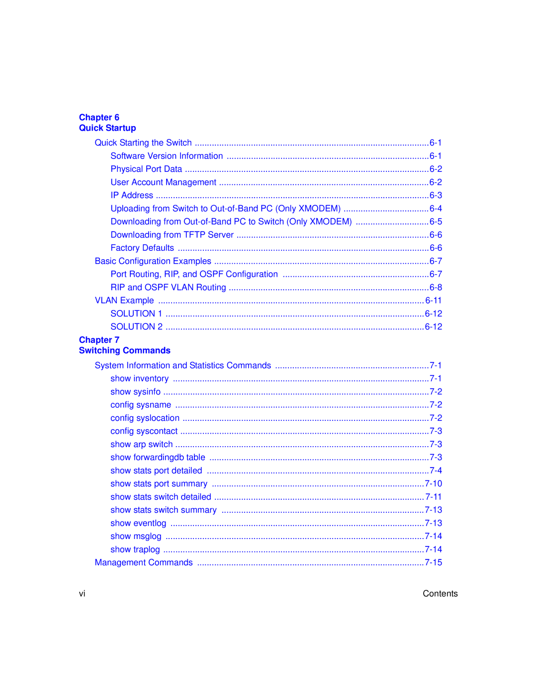 NETGEAR L3 manual Chapter Quick Startup 