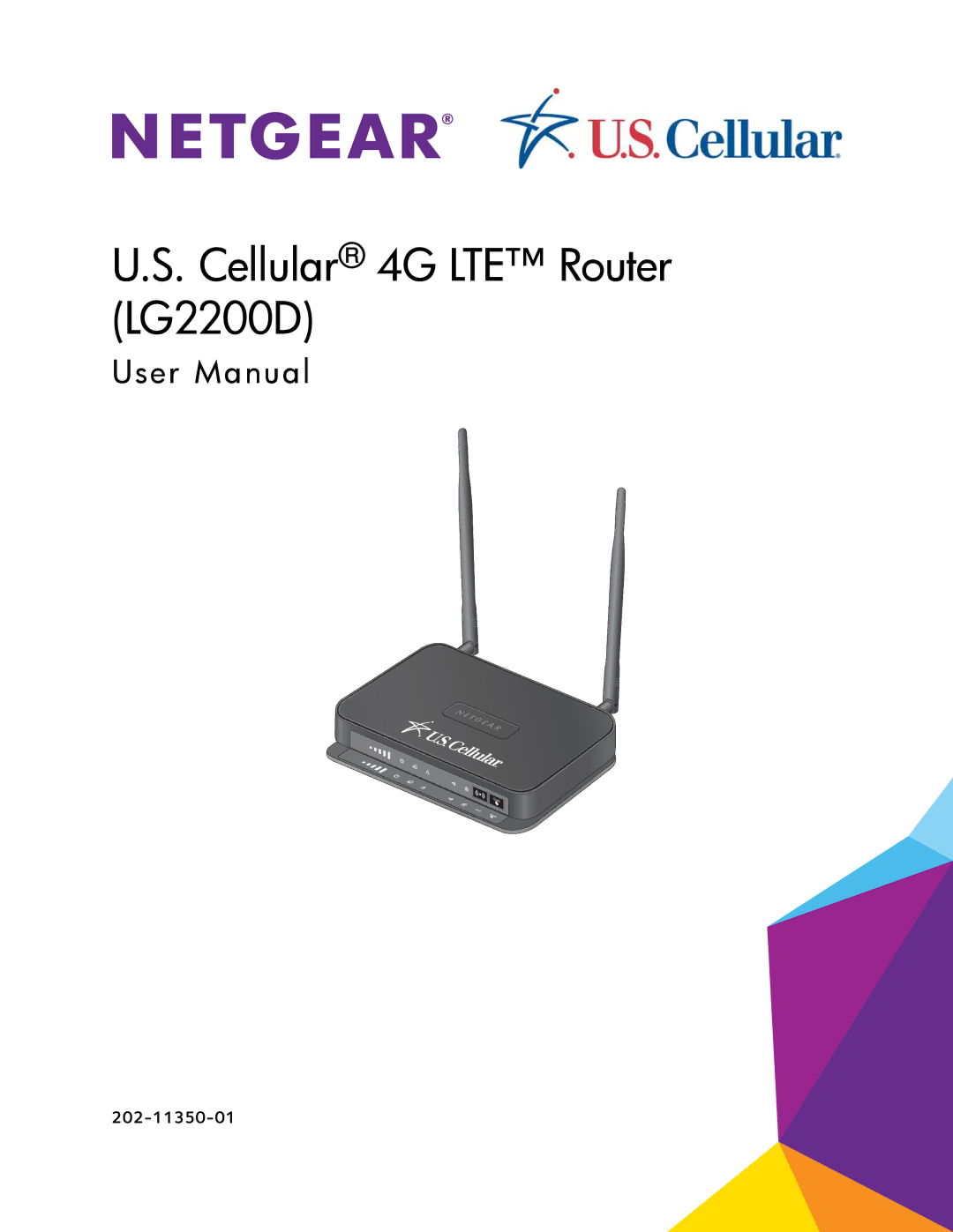 NETGEAR (LG2200D) user manual Cellular 4G LTE Router LG2200D 