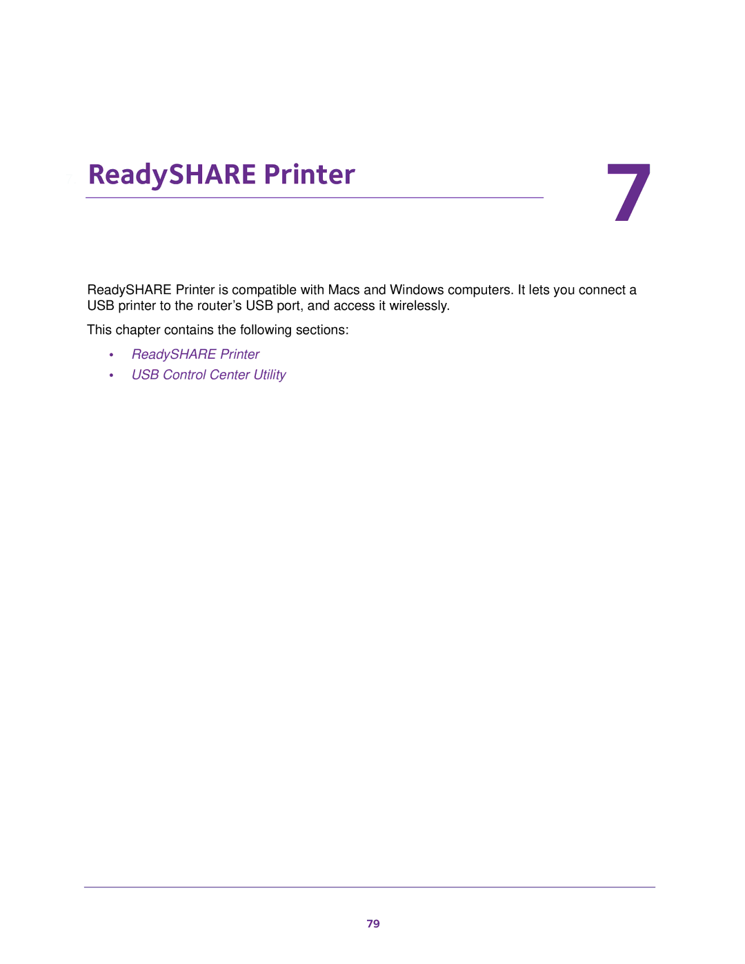 NETGEAR (LG2200D) user manual ReadySHARE Printer 