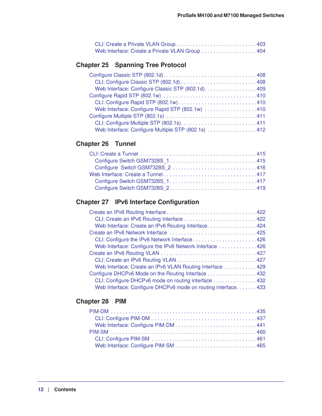 NETGEAR M7100, M4100 manual Spanning Tree Protocol 