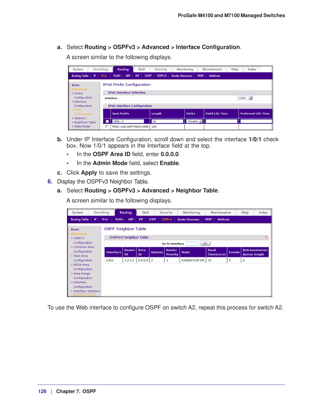 NETGEAR manual ProSafe M4100 and M7100 Managed Switches 