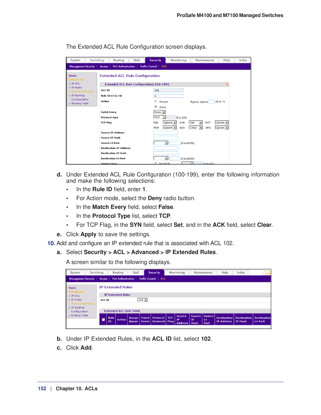 NETGEAR manual ProSafe M4100 and M7100 Managed Switches 