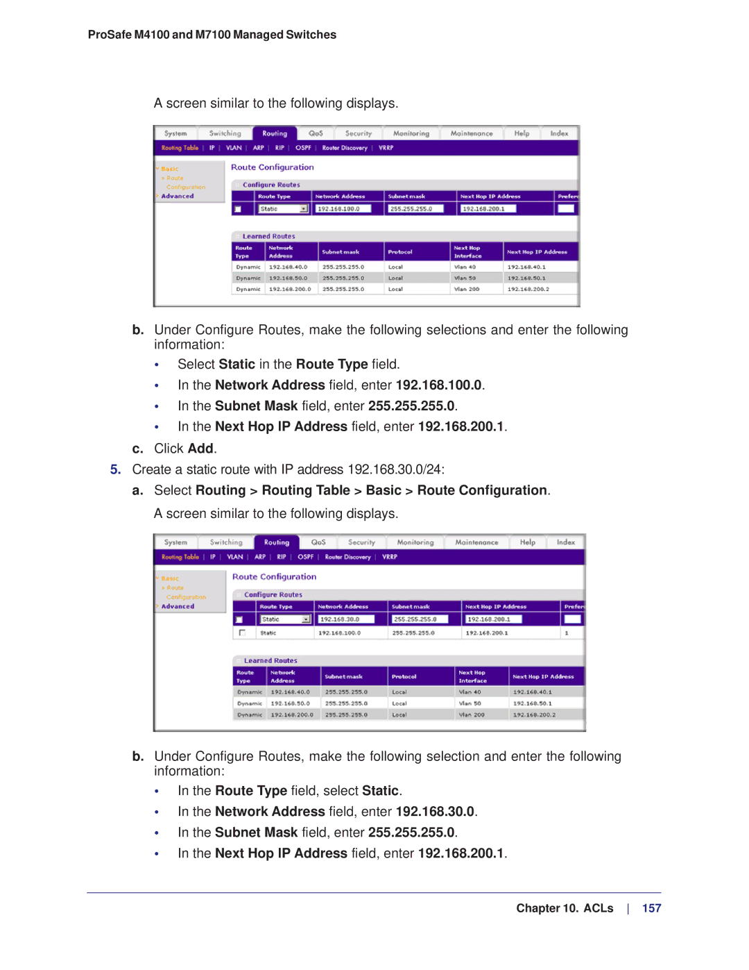 NETGEAR manual ProSafe M4100 and M7100 Managed Switches 