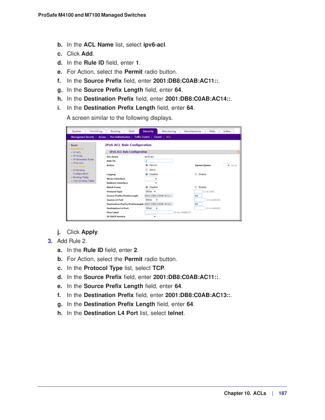 NETGEAR manual ProSafe M4100 and M7100 Managed Switches 