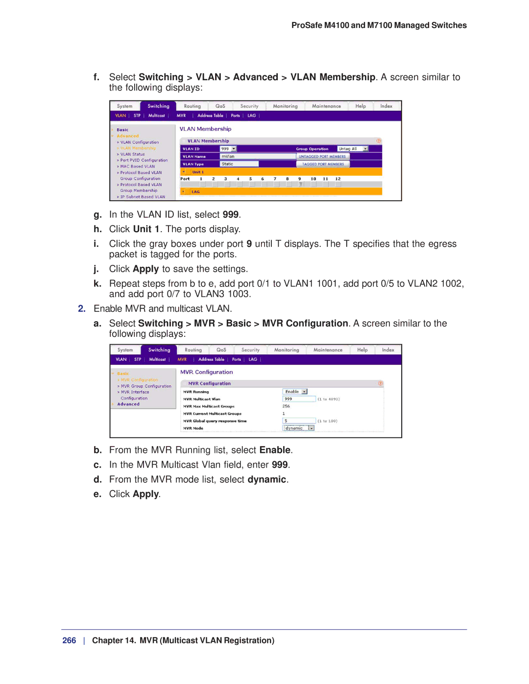 NETGEAR manual ProSafe M4100 and M7100 Managed Switches 