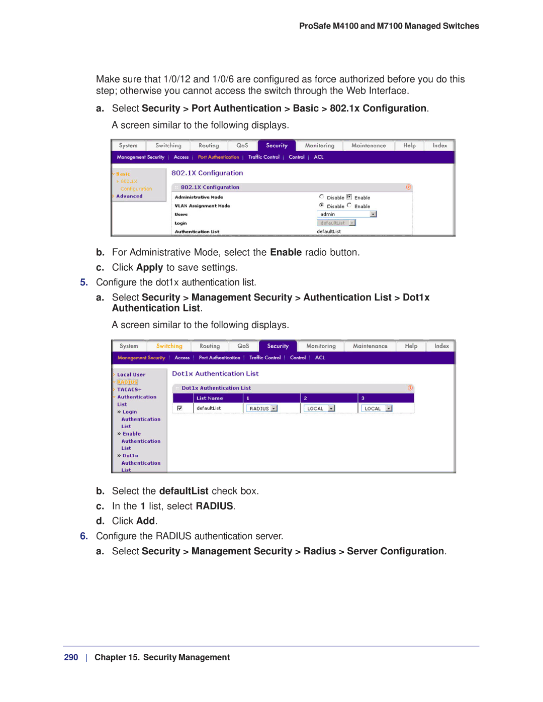 NETGEAR manual ProSafe M4100 and M7100 Managed Switches 