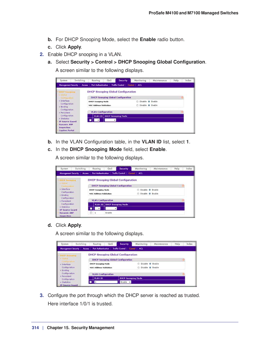 NETGEAR manual ProSafe M4100 and M7100 Managed Switches 